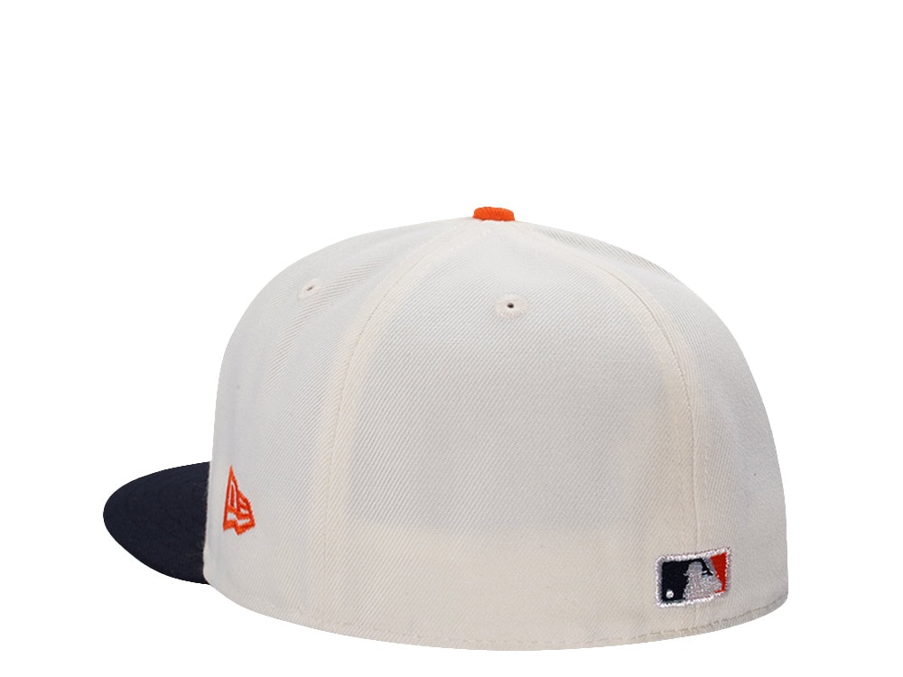 New Era Detroit Tigers 125th Anniversary Tiger Chrome Two Tone Edition 59Fifty Fitted Gorra