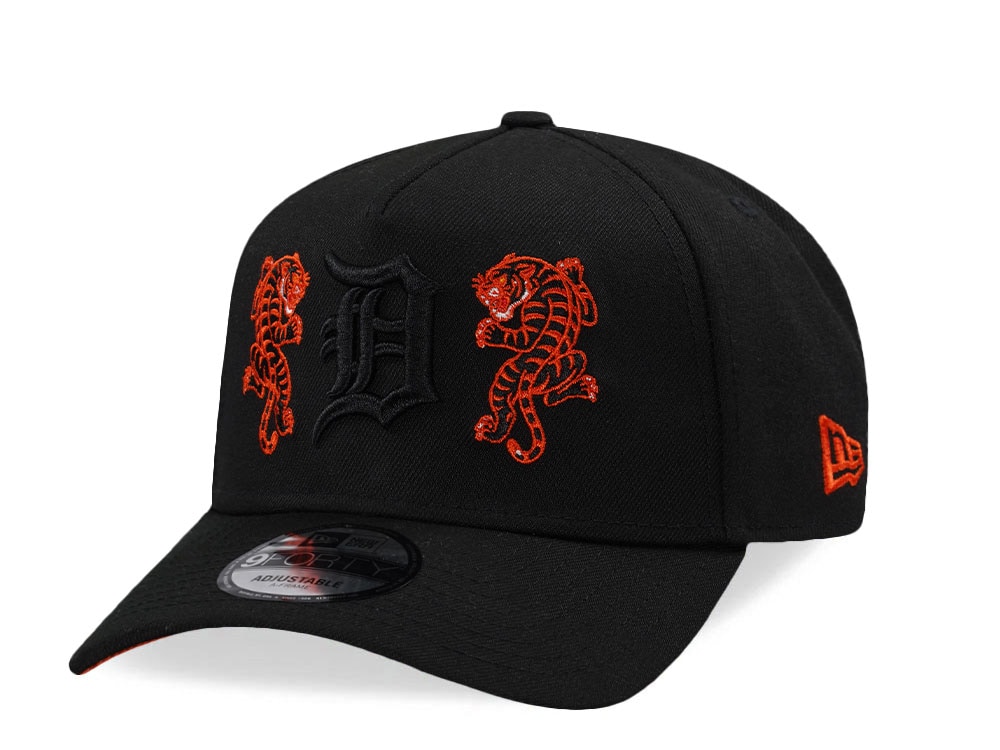 New Era Detroit Tigers Orange Detail Edition 9Forty A Frame Snapback Gorra