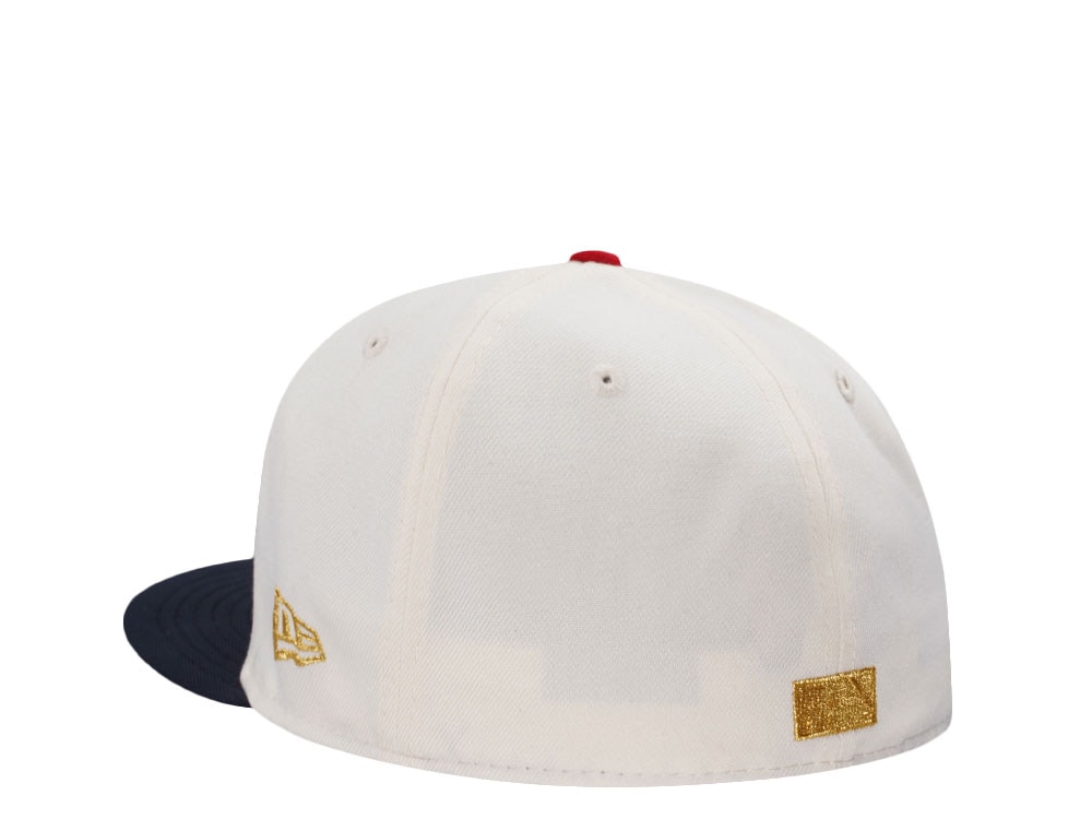 New Era Atlanta Braves 30th Anniversary 24K Chrome Two Tone Edition 59Fifty Fitted Gorra