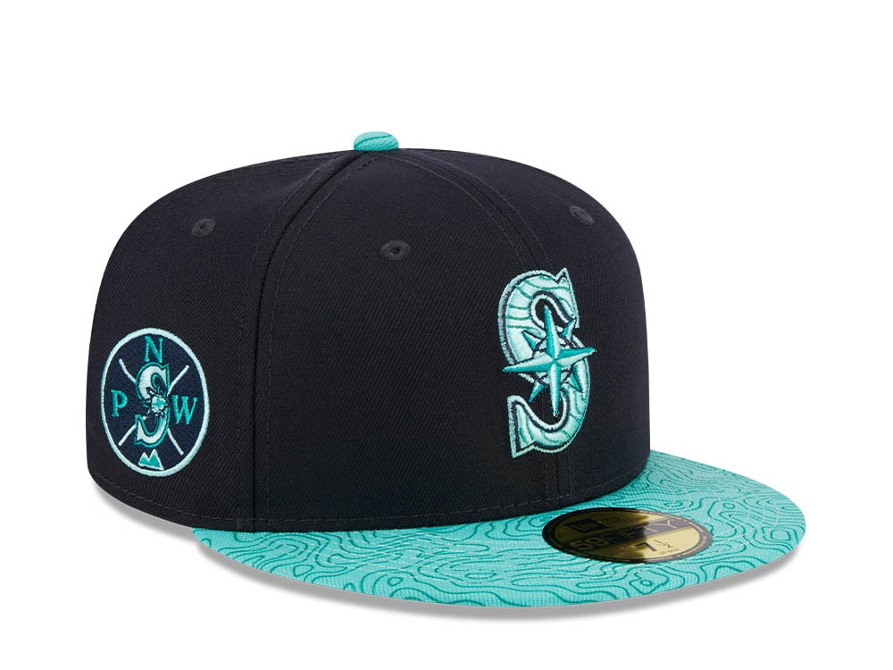 New Era Seattle Mariners All Star Game 2023 Topo E1 Two Tone Navy Edition 59Fifty Fitted Gorra