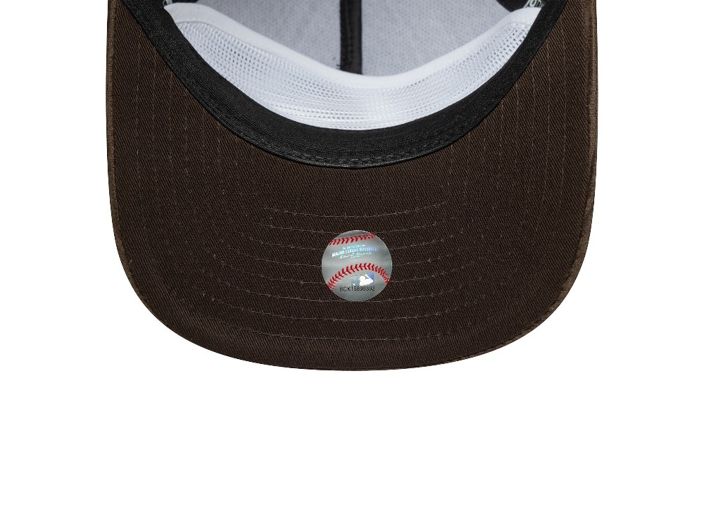 New Era Chicago Cubs Cooperstown Brown Cord Visor 19Twenty Snapback Gorra