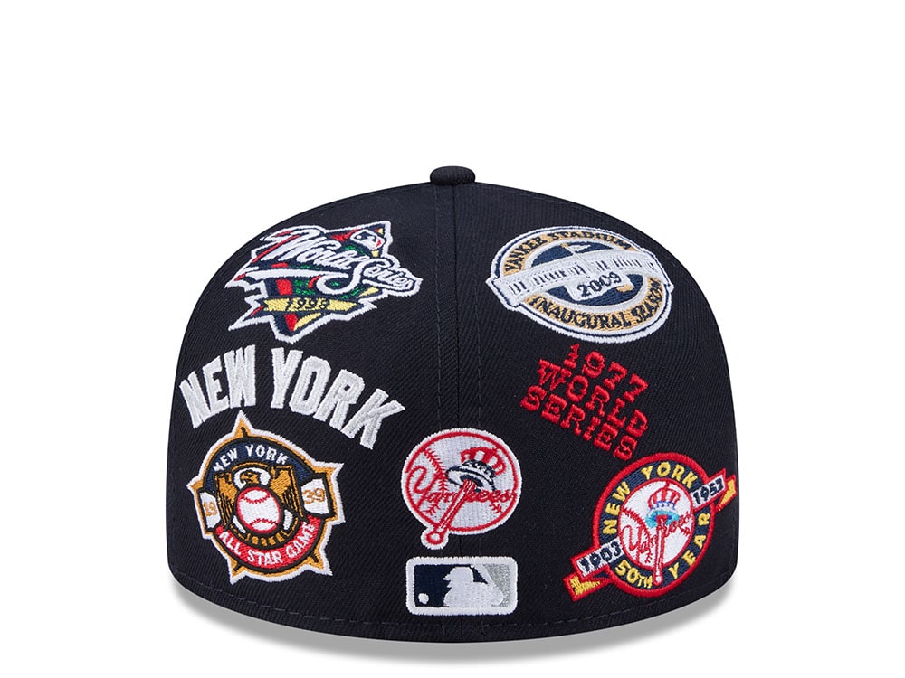 New Era New York Yankees All Over Navy Edition 59Fifty Fitted Gorra