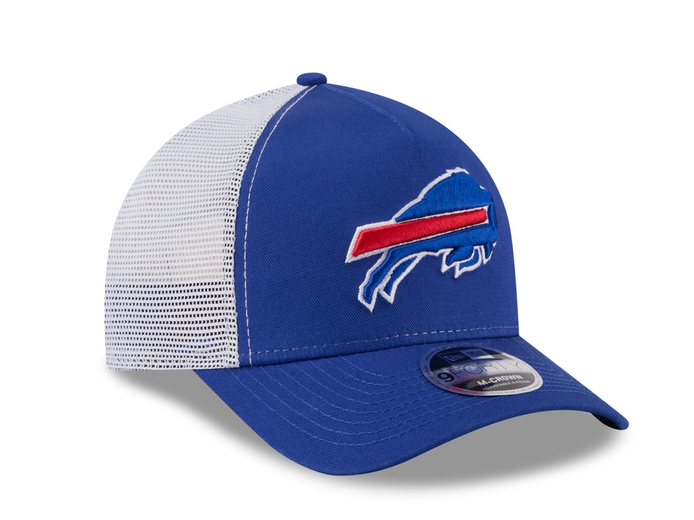 New Era Buffalo Bills Official Team Color Edition 9Forty M Crown A Frame Trucker Snapback Gorra