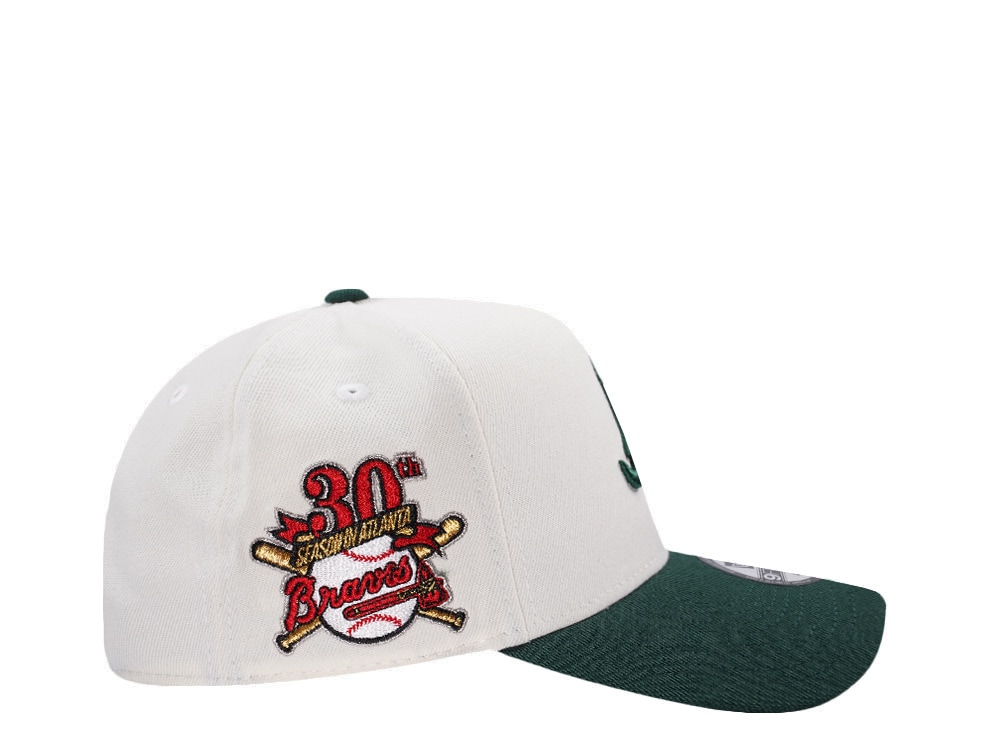 New Era Atlanta Braves 30th Anniversary Dollar Chrome Two Tone Edition 9Forty A Frame Snapback Gorra