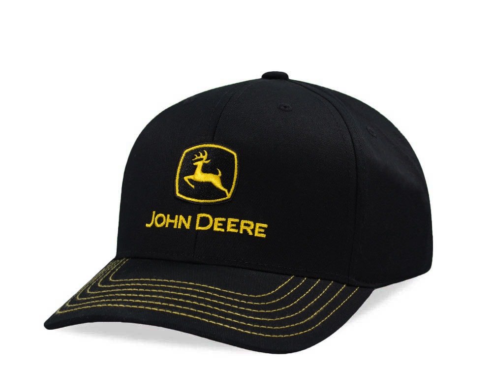 John Deere Moline 112 Black Snapback Gorra
