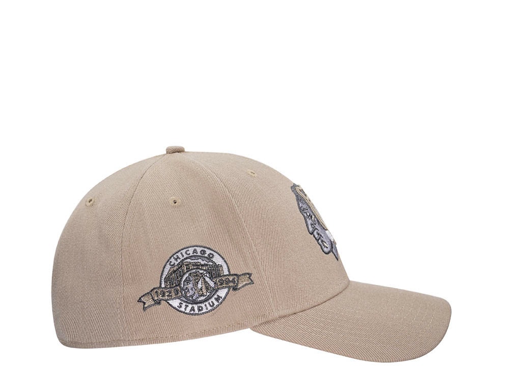 47Brand Chicago Blackhawks Chicago Stadium Vintage Khaki Sure Shot MVP Snapback Gorra