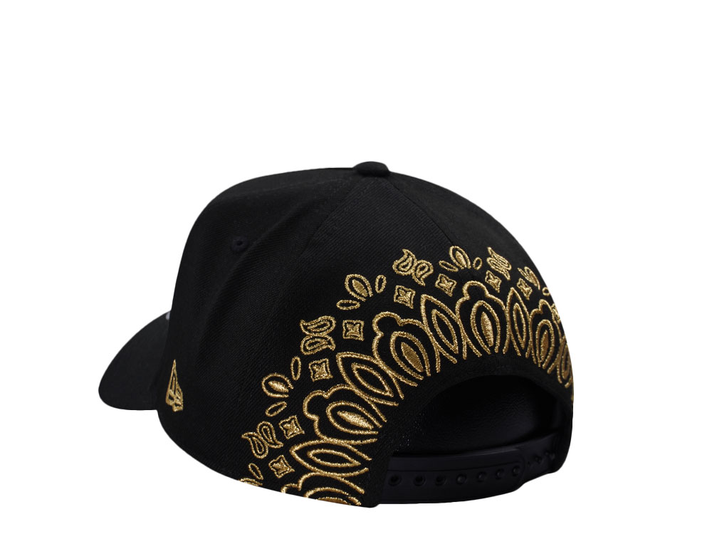 New Era New York Yankees Rear Arch Black Edition 9Forty A Frame Snapback Gorra
