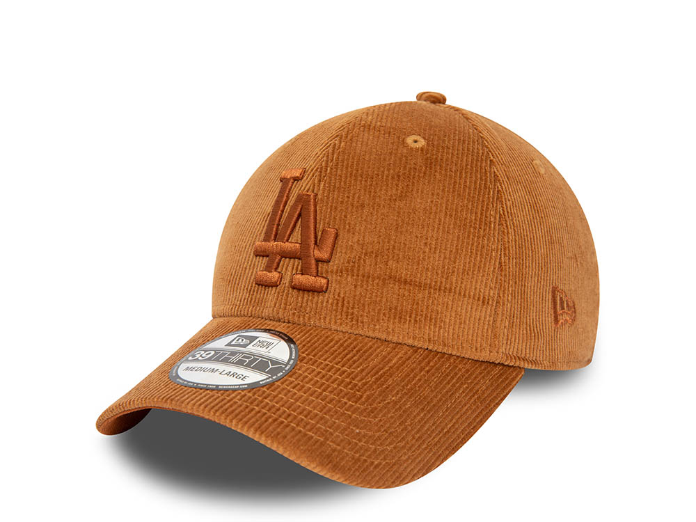 New Era Los Angeles Dodgers Cord Brown 39Thirty Stretch Gorra