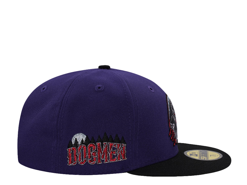 New Era Great Lakes Loons Dogmen Purple Two Tone Edition 59Fifty Fitted Gorra