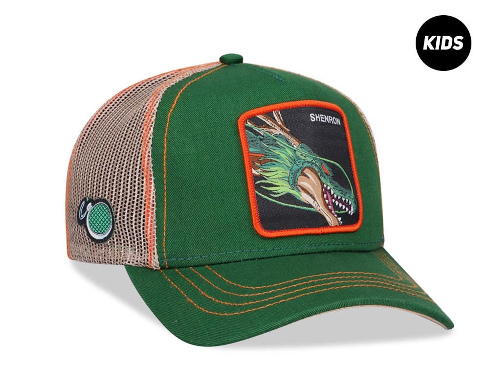 Capslab Dragonball Z Shenron Trucker Kids Snapback Gorra