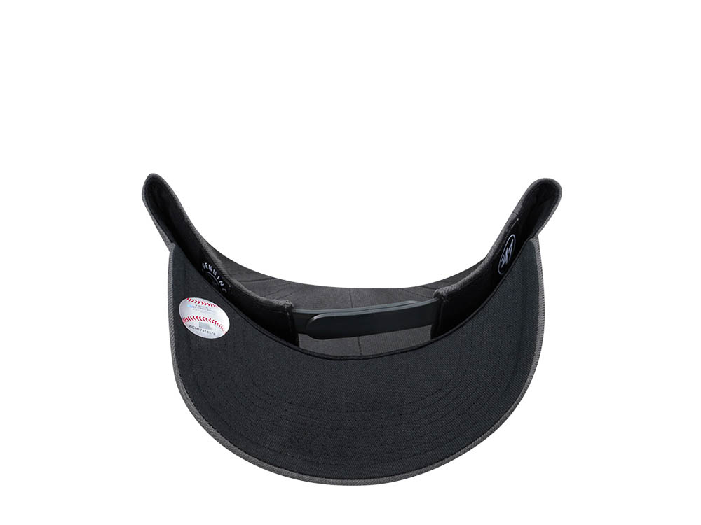 47Brand Los Angeles Dodgers Charcoal Cold Zone MVP DP Snapback Gorra
