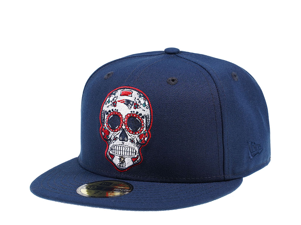 New Era New England Patriots Skull Edition 59Fifty Fitted Gorra