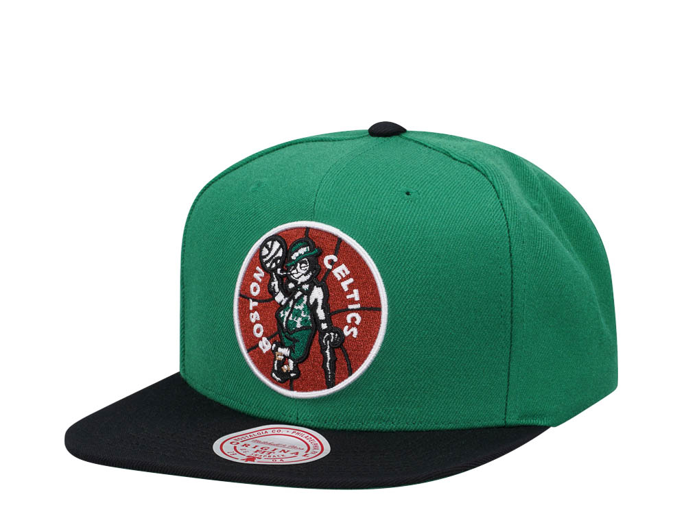 Mitchell & Ness Boston Celtics Team Two Tone 2.0 Green Snapback Gorra