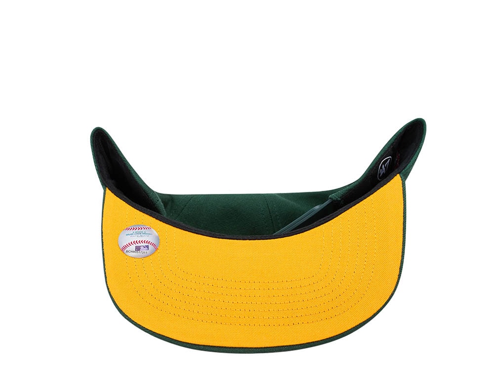 47Brand Oakland Athletics World Series 1989 Dark Green Sure Shot Under Captain Snapback Gorra