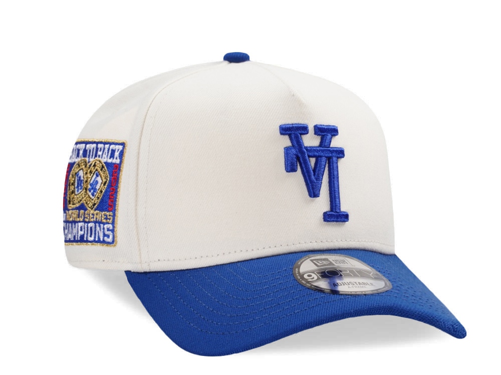 New Era Los Angeles Dodgers Back to Back Upside Down Chrome Two Tone Edition 9Forty A Frame Snapback Gorra