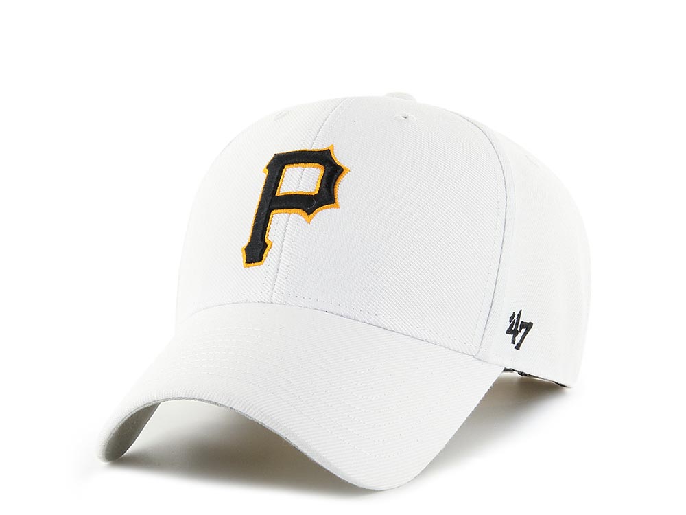 47Brand Pittsburgh Pirates Classic White Strapback Gorra