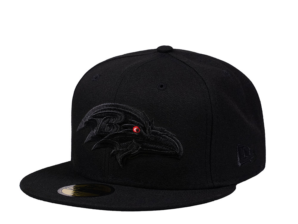 New Era Baltimore Ravens Black on Black Edition 59Fifty Fitted Gorra