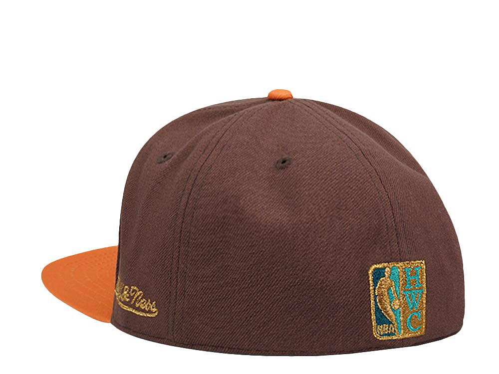 Mitchell & Ness Milwaukee Bucks 30th Anniversary Copper Top Hardwood Classic Dynasty Fitted Gorra