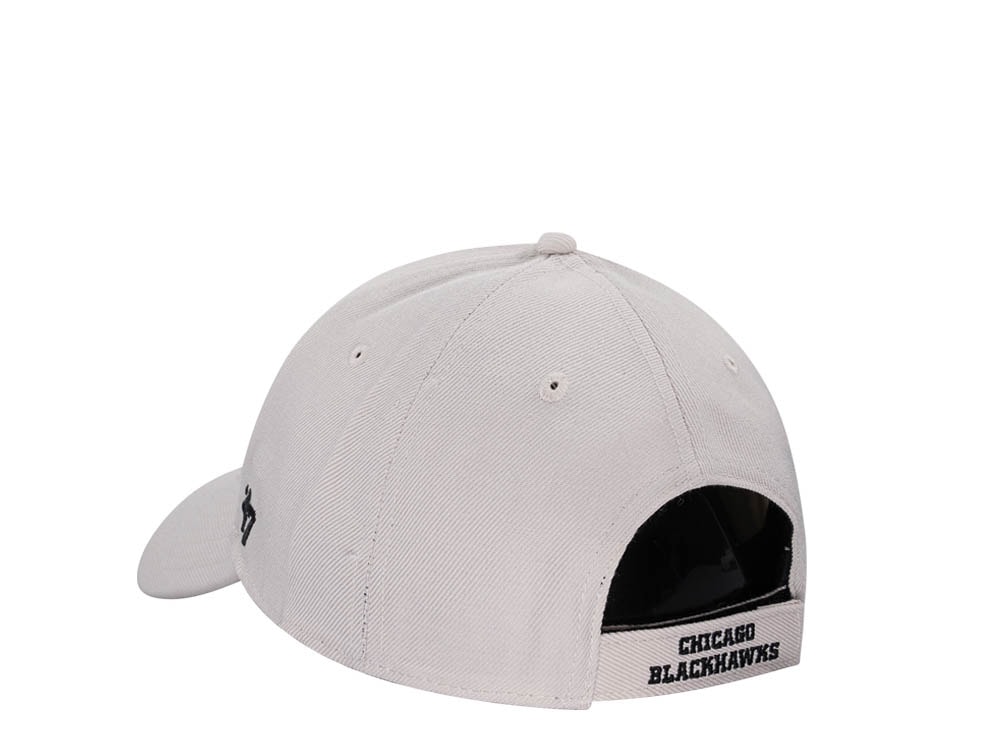 47Brand Chicago Blackhawks Bone MVP Strapback Gorra