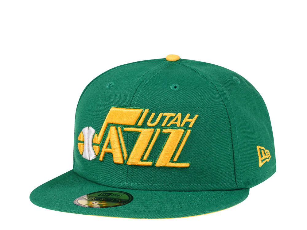 New Era Utah Jazz Kelly Green Prime Edition 59Fifty Fitted Gorra