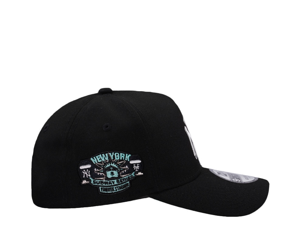 New Era New York Yankees Subway Series Black Prime Edition 9Forty A Frame Snapback Gorra