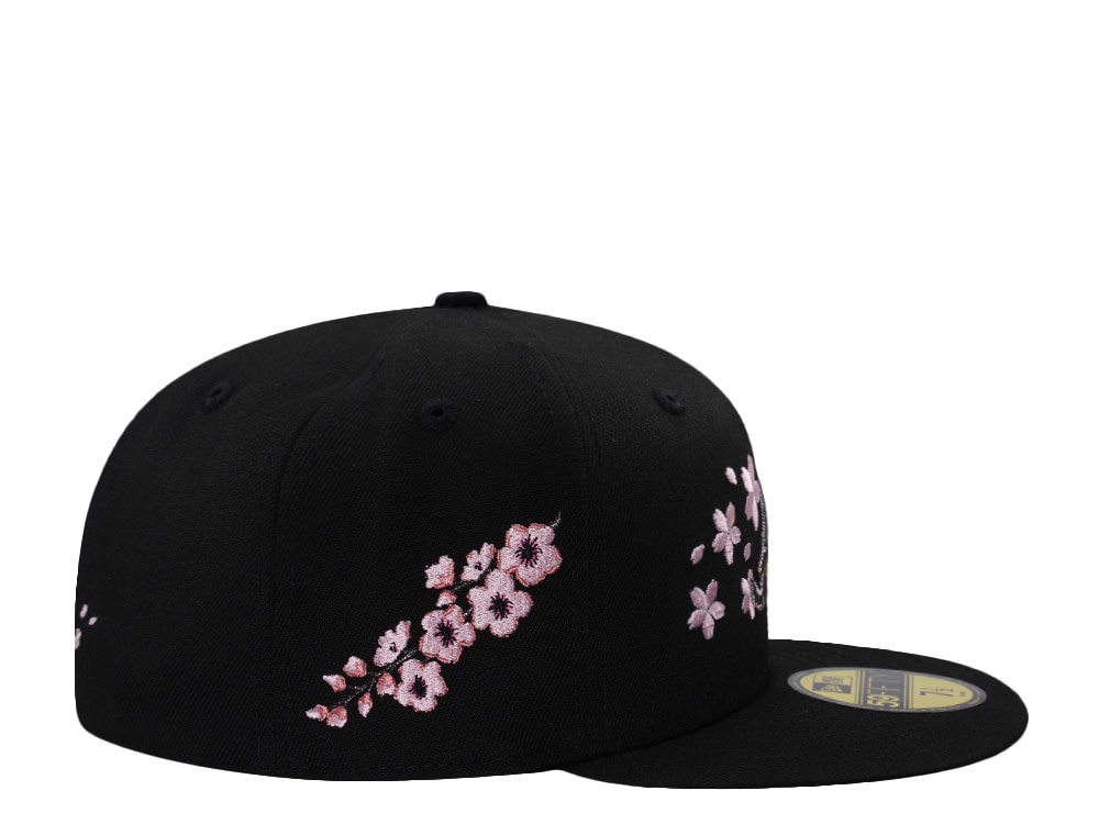 New Era Atlanta Braves Sakura Black Prime Edition 59Fifty Fitted Gorra