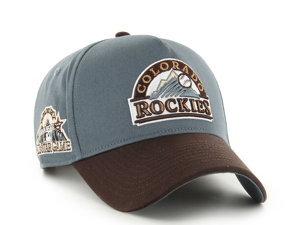 47 Brand Colorado Rockies All Star Game 1998 Basalt Two Tone Edition MVP Snapback Gorra