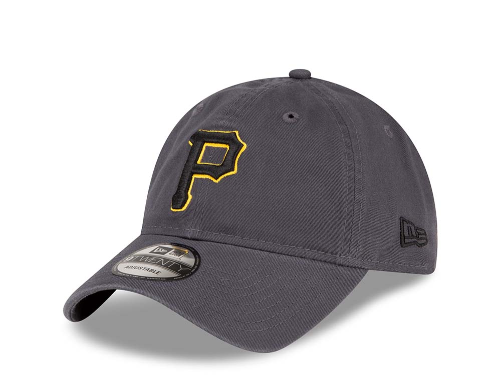 New Era Pittsburgh Pirates Gray Core Classic 9Twenty Strapback Gorra