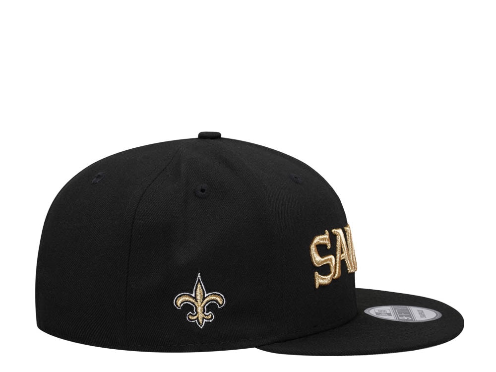 New Era New Orleans Saints Black and Gold Edition 9Fifty Snapback Gorra