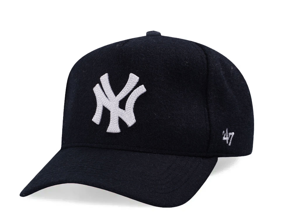 47Brand New York Yankees Navy Chain Stitch Offside Strapback Gorra