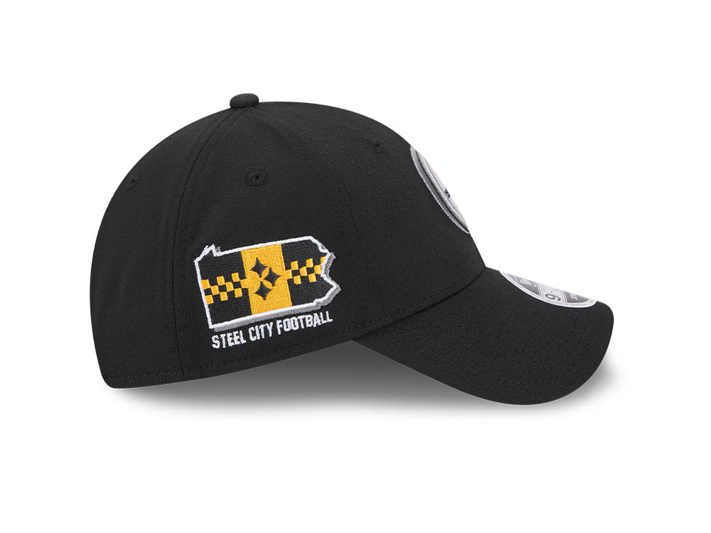 New Era Pittsburgh Steelers NFL24 Draft 9Forty Stretch Snapback Gorra