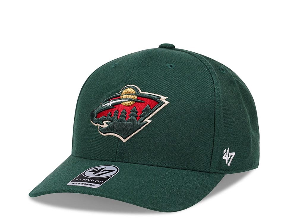 47Brand Minnesota Wild Classic DP Green Cold Zone Snapback Gorra