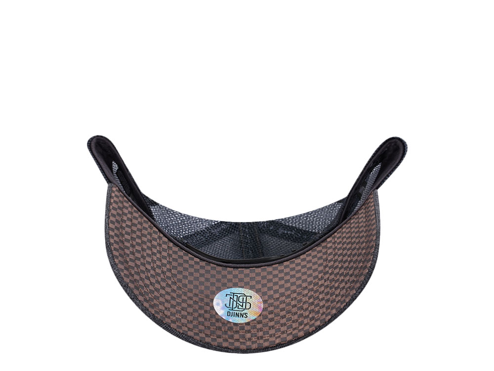 Djinns HFT Glencheck Grey Trucker Snapback Gorra