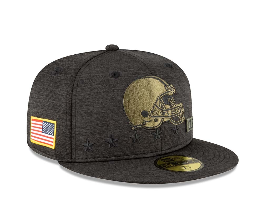 New Era Cleveland Browns Salute to Service 2020 Fitted 59Fifty Gorra