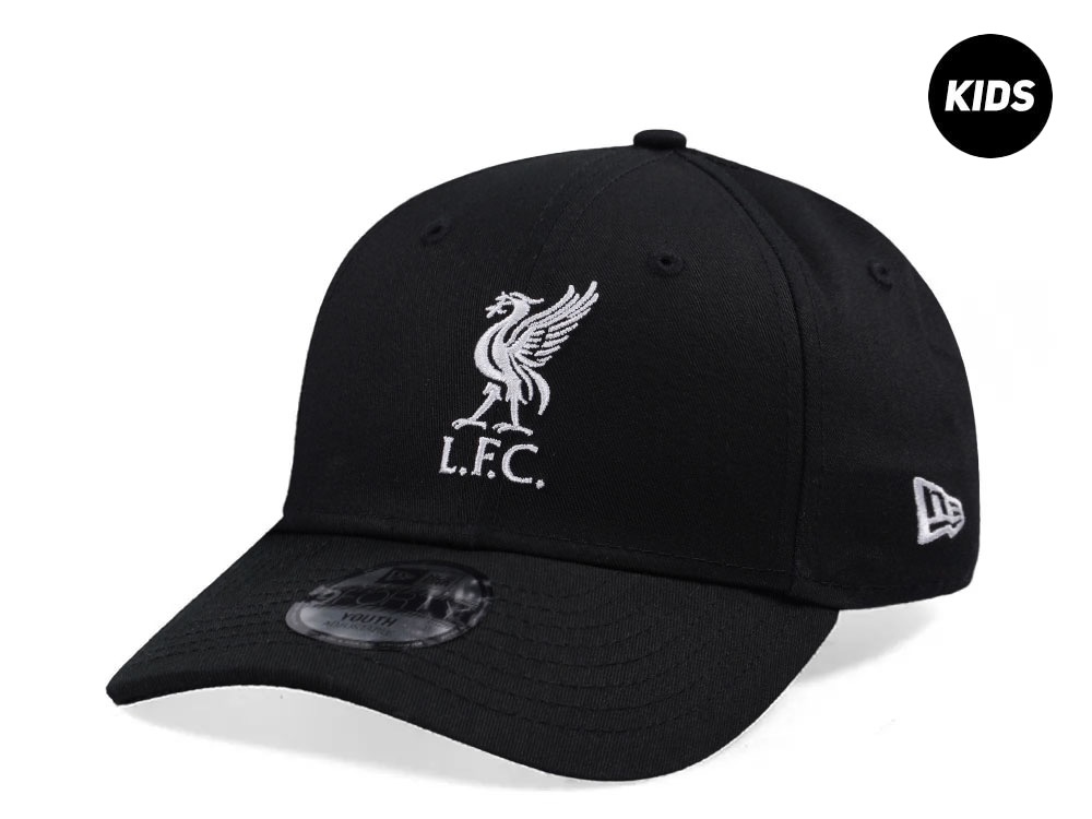 New Era Liverpool FC Core Black Kids 9Forty Strapback Gorra