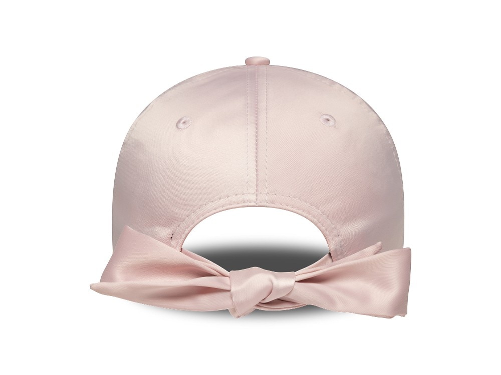New Era New York Yankees Pink Satin Womens 9Forty Bow Back Gorra