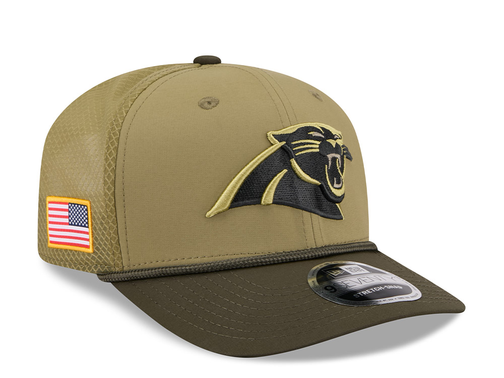 New Era Carolina Panthers Salute To Service 2025 9Seventy Snapback Gorra