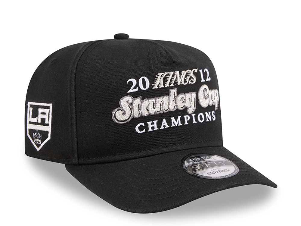 New Era Los Angeles Kings Stanley Cup Champions 2012 Historic Black Edition 9Fifty A Frame Snapback Gorra