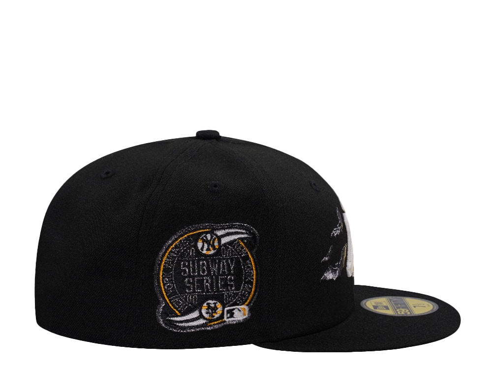 New Era New York Yankees Subway Series Bats Black Prime Edition 59Fifty Fitted Gorra