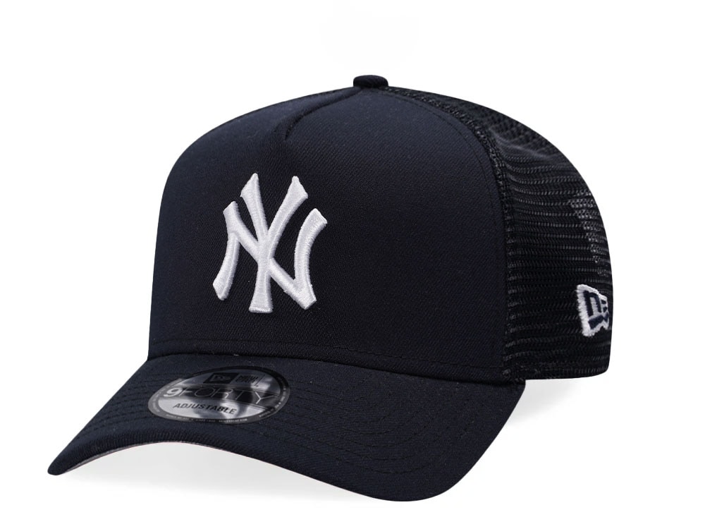 New Era New York Yankees Navy Classic Trucker A Frame 9Forty Snapback Gorra