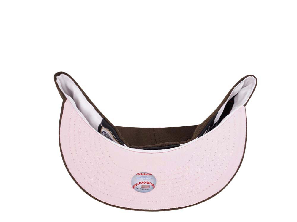 New Era Miami Marlins World Series 2003 Champions Coffee Pink Edition 59Fifty Fitted Gorra