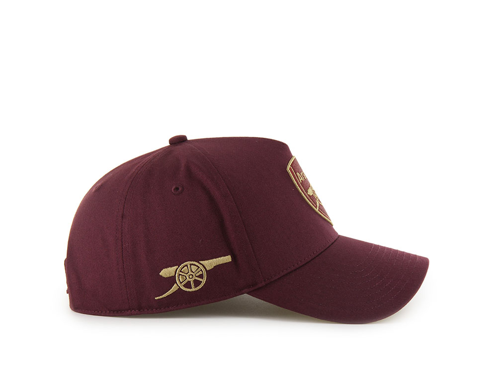 47 Brand Arsenal FC Sure Shot Dark Maroon MVP Snapback Gorra