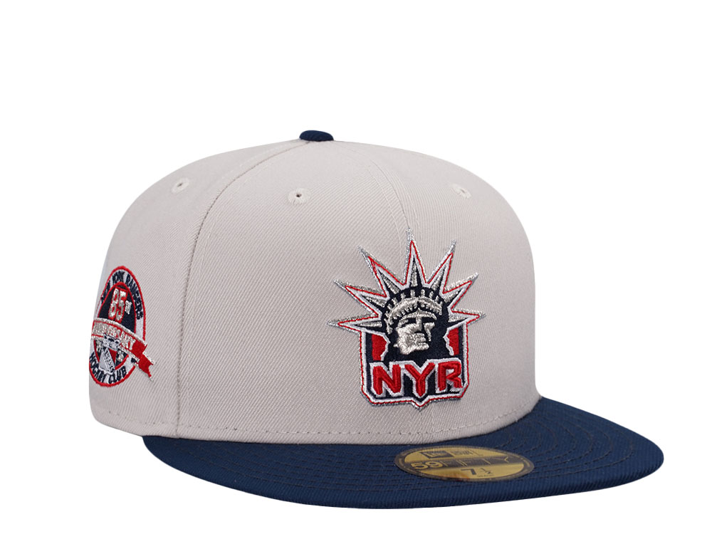 New Era New York Rangers 85th Anniversary Stone Two Tone Edition 59Fifty Fitted Gorra