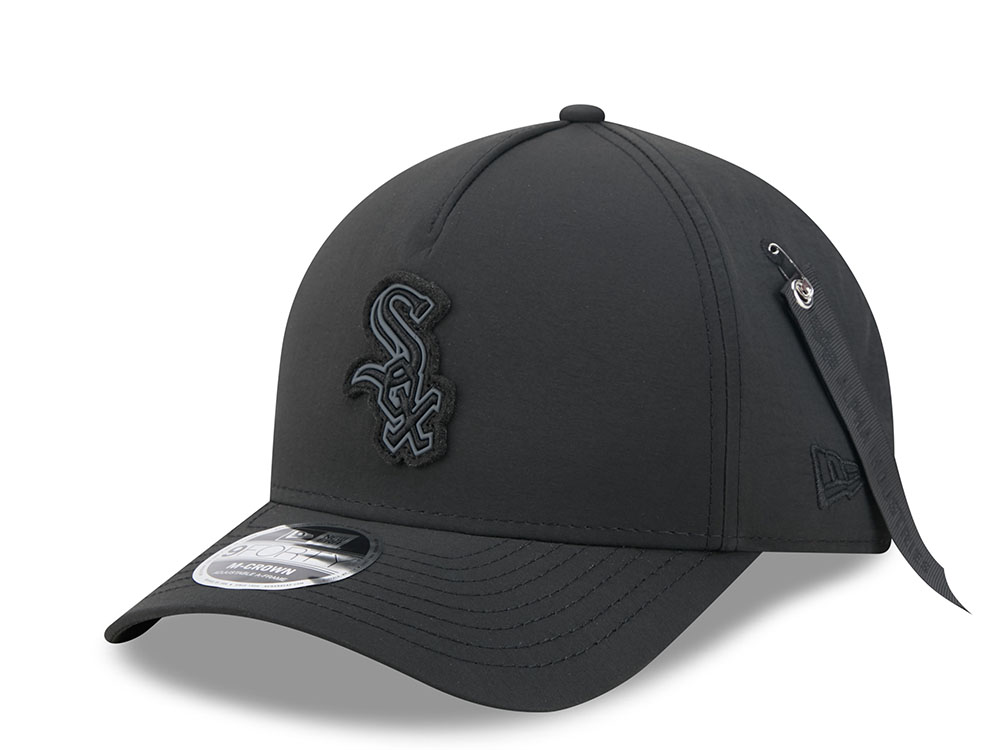 New Era Alpha Industries Chicago White Sox Black Prime Edition 9Forty M Crown A Frame Snapback Gorra