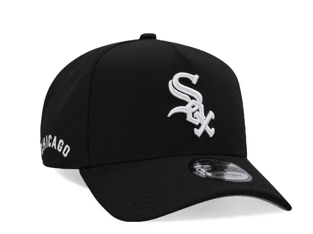 New Era Chicago White Sox Black Classic Edition 9Forty A Frame Snapback Gorra