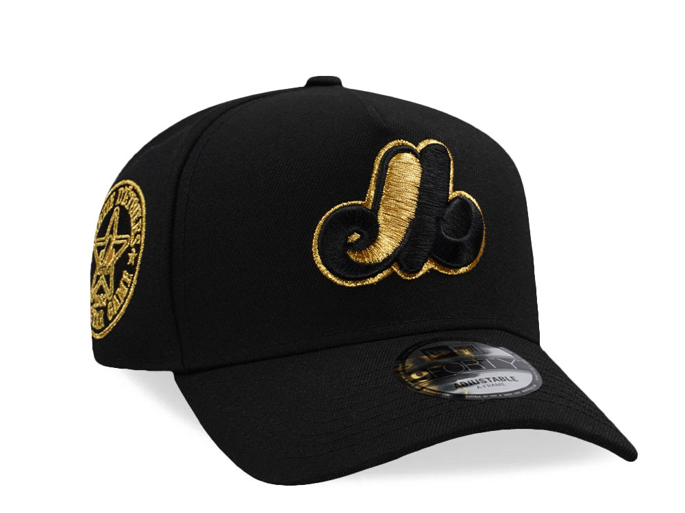 New Era Montreal Expos All Star Game 1982 Black Prime  Edition 9Forty A Frame Snapback Gorra