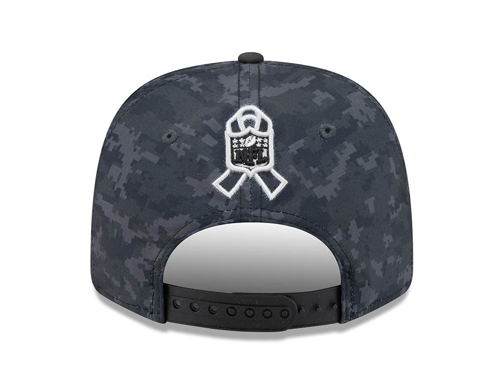 New Era New York Jets NFL Salute to Service 2026 Digi Camo Black 9Seventy Stretch Snapback Gorra