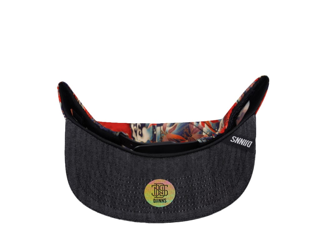 Djinns Koi Linen 6 Panel Snapback Gorra