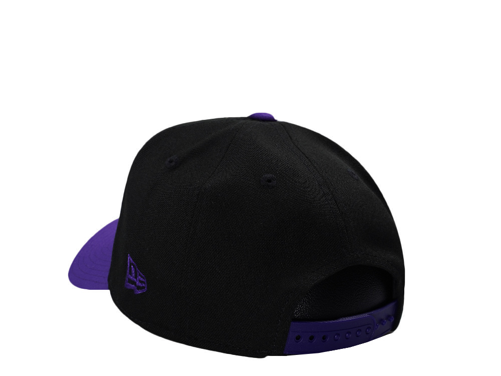 New Era Los Angeles Lakers NBA Finals 2000 Black Two Tone Edition 9Forty A Frame Snapback Gorra