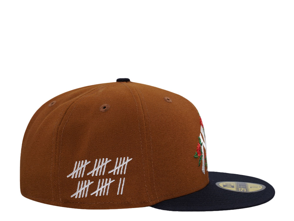 New Era New York Yankees Bourbon Rose Champions Two Tone Edition 59Fifty Fitted Gorra